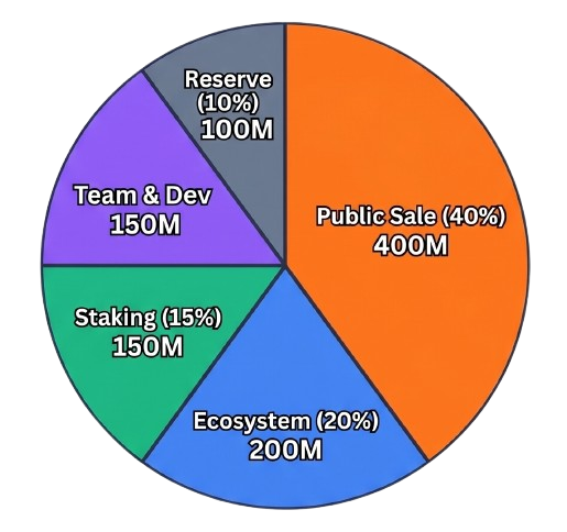MXP Tokenomics Chart